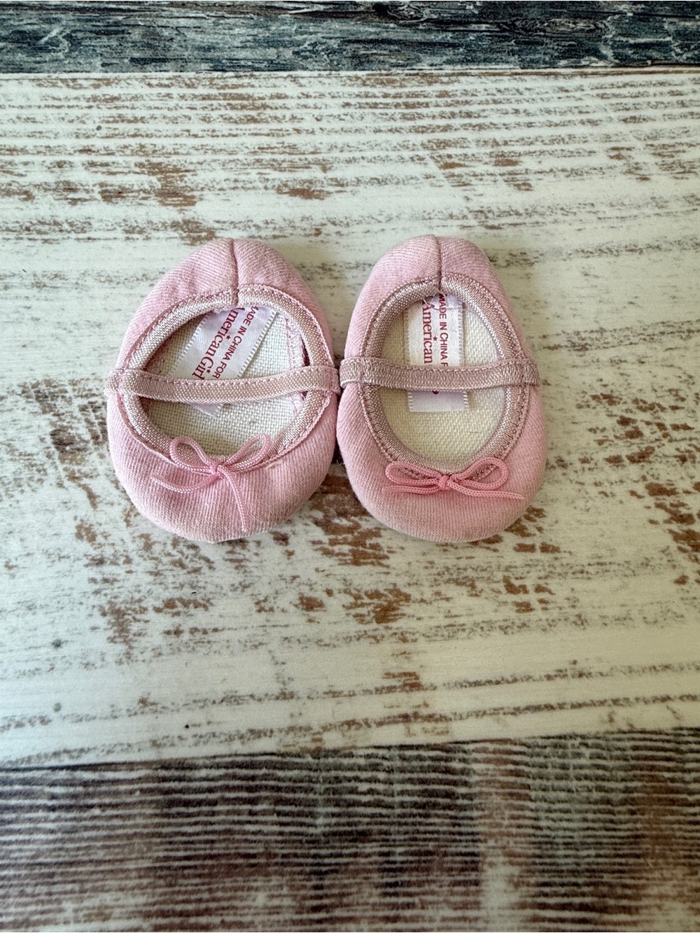 My American Girl Doll BALLET Outfit - 18” Doll SHOES Ballet SLIPPERS Only